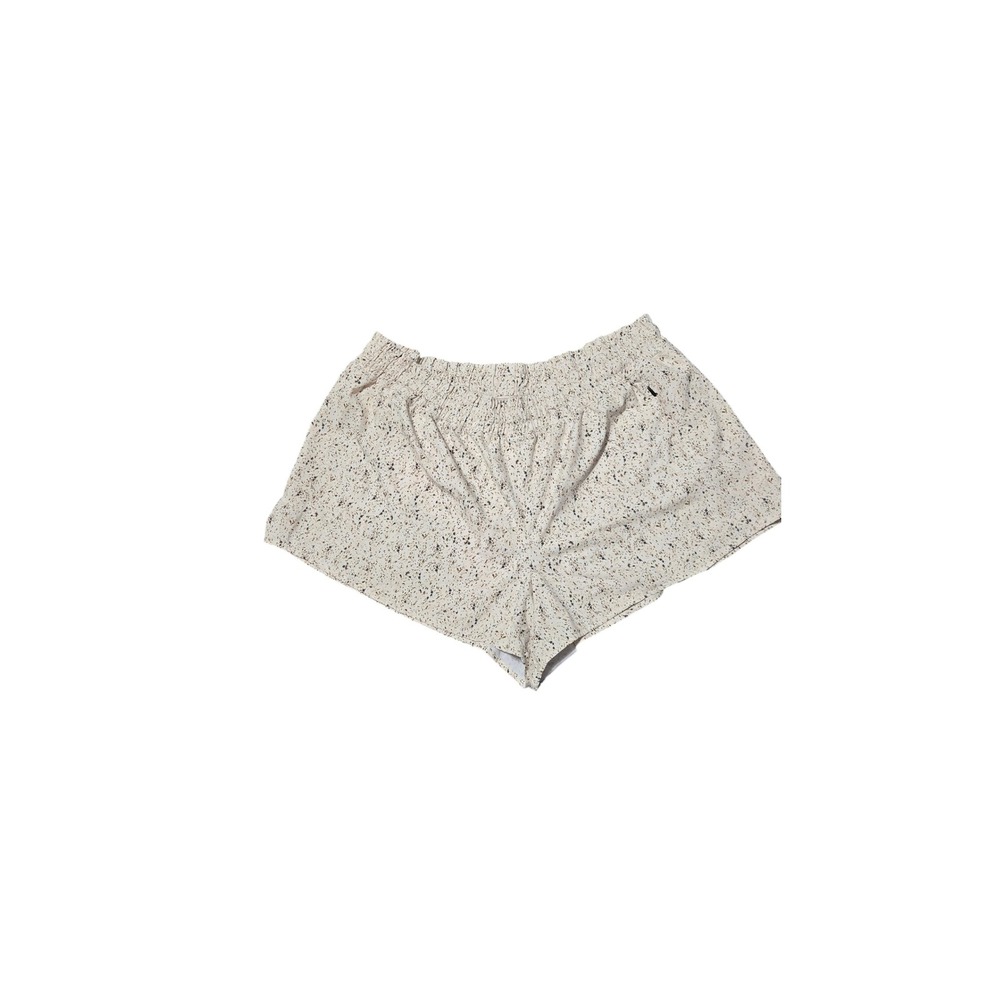 CALIA Running Shorts Womens XL Cream‎ Speckled Print Elastic Waist Athletic
